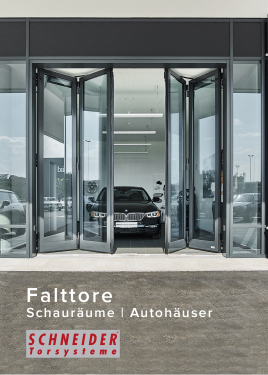 SCHNEIDER Falttore - Perfekte Präsentation für Ihren Schauraum!