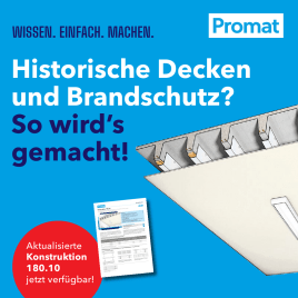 Historische Decken, moderner Brandschutz – Mit Promat geht beides!