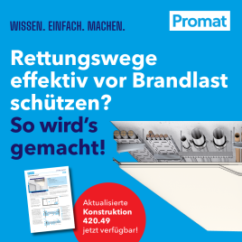 Schlanker Brandschutz für schmale Räume – Promat macht’s möglich!