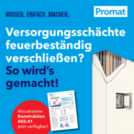 Promat Konstruktion 450.41 – Die „Verschlusssache“ für maximale Sicherheit!