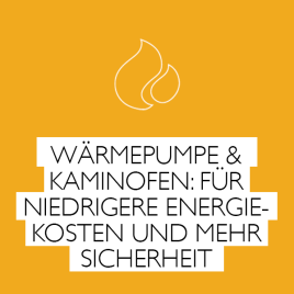 Wärmepumpe und Holzofen - ein perfektes Team für eine unabhängige, sichere und nachhaltige Wärmeversorgung 🔥