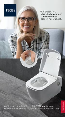 Dusch-WC TECEneo – Alles, was Frische braucht