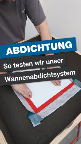 Wannenabdichtband - dauerhaft dicht