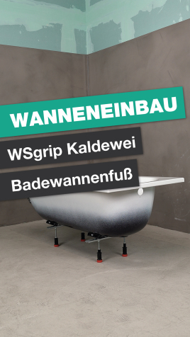 Der Badewannenfuß für Kaldewei