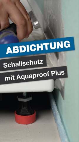 Abdichtung & Schallschutz für Wannen