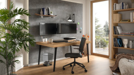 Schaffen Sie ein modernes Arbeitsumfeld mit der DecoWall im Beton-Design!