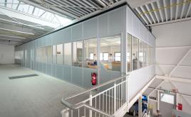Neue Räumlichkeiten für maximale Effizienz – Halleneinbauten bei LIEBHERR