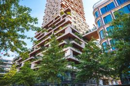 Ein vertikaler Wald inmitten der Stadt - Optigrün lässt Utrecht mit dem Wonderwoods erblühen.