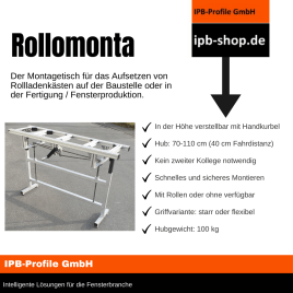 Rollomonta - die Montage leicht gemacht