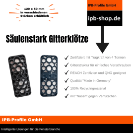 Säulenstark Gitterklötze