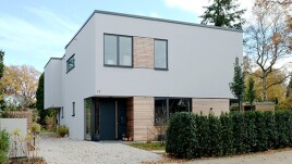 Doppelhaus mit wegweisender Sanitärausstattung