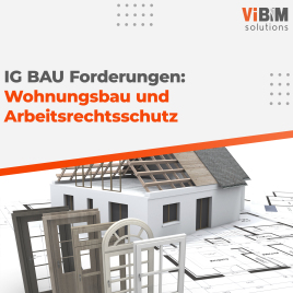 IG BAU fordert Wohnungsbau-Offensive und Arbeitsrechtsschutz