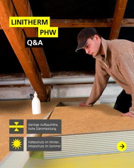 Q&A Dachbodendämmung LINITHERM PHW