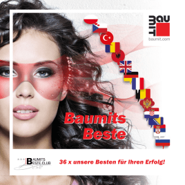 Baumits Beste - Produktinfos in 11 Sprachen