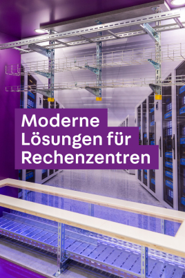 Kabeltragsysteme für Rechenzentren – mehr Sicherheit mit PohlCon