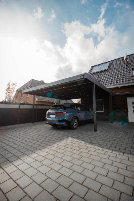 Flachdachcarport C600+