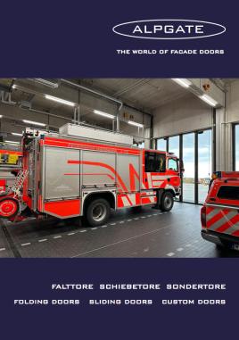 Innovative Feuerwehrtore nach DIN 14092-1 – Effizienz, Sicherheit und höchste Isolierung.