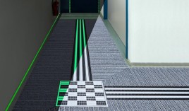 Taktile Leitsysteme in Eingangsbereichen für blinde und sehbehinderte Menschen