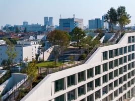 AERA in Berlin – ein Bürogebäude mit beeindruckendem Dachgarten.
