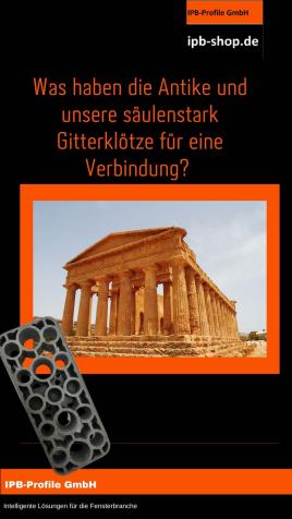 Antike Technik für moderne Tragkraft!