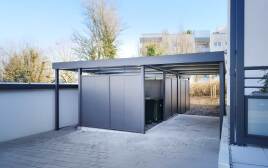 Carport- und Garagenanlage