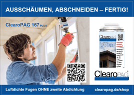 Ausschäumen, Abschneiden - Fertig!
