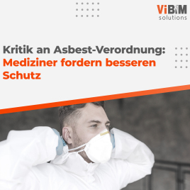 Kritik an neuer Asbest-Verordnung: Mediziner fordern besseren Schutz für Bauarbeiter 🚧⚠️