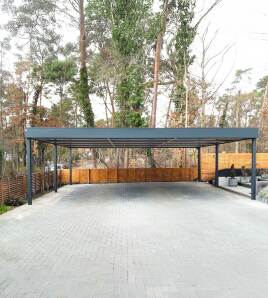 Carport bis 8 Meter Breite ohne Mittelstütze