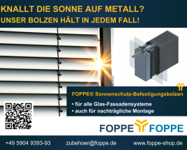 Sonnenschutz nachträglich montiert