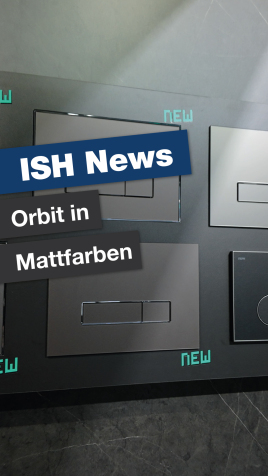 Mattfarbende Betätigungsplatte