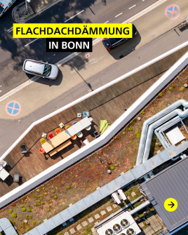 Flachdachdämmung in Bonn