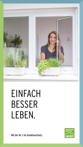 Dreh- und Pendelfenster: Flexibler Insektenschutz von Neher