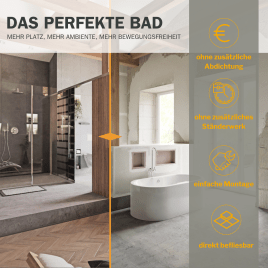 Die perfekte Badablage ohne Raumverlust