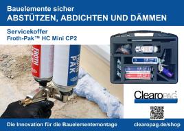 Bauelemente sicher abstützen,  abdichten und dämmen