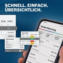 Zeiterfassung per App fürs Handwerk