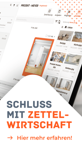 Nutze lesbar ausgefüllte und einheitliche Rapporte. Schluss mit 0815-Papier-Lösungen!