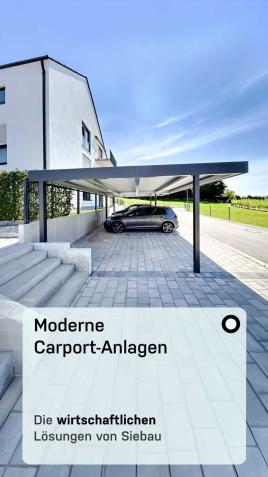 Carport-Anlagen. Wirtschaftlich und flexibel