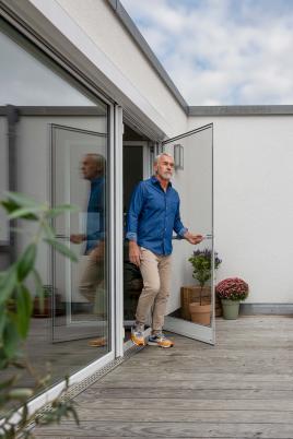 Die Neher Drehtür: stabil, bequem und bewährt
