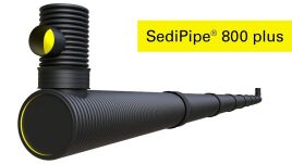 SediPipe 800 plus: Effiziente Regenwasserbehandlung für große Flächen