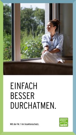 Mehr Luft, mehr Licht, kein Summen | Transpatec Insektenschutz Gewebe