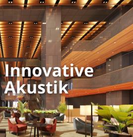 Acoustic-Baffles - das Designstatement für hohe Räume