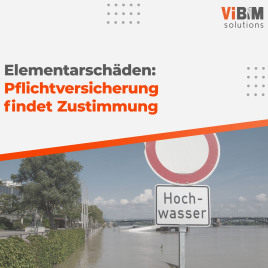 🏠 Pflichtversicherung gegen Elementarschäden findet Zustimmung