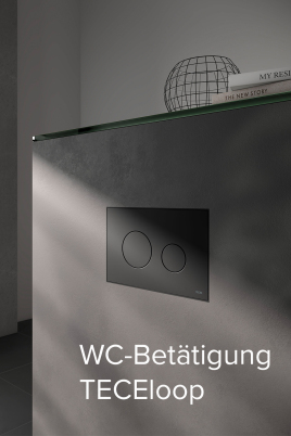 WC-Betätigungsplatte TECEloop