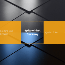 Spitzwinkeldeckung – Alter Charme trifft moderne Energie!🔆