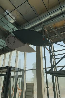 Stoff-Akustikplatten im Hotelprojekt in Frankreich