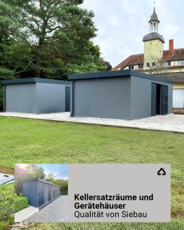 Kellerersatzräume von Siebau