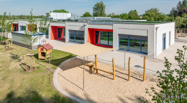 Neue Kita durch Holz-Tafelbauweise