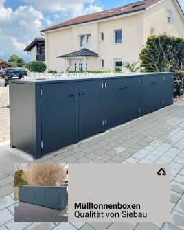 Mülltonnen sicher (und schön) unterstellen