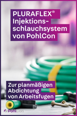 PLURAFLEX® Injektionsschlauchsystem – die optimale Abdichtungslösung von PohlCon