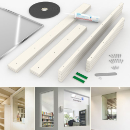 Effizienter Brandschutz mit System und Durchblick – PROMAGLAS®-Montagesets